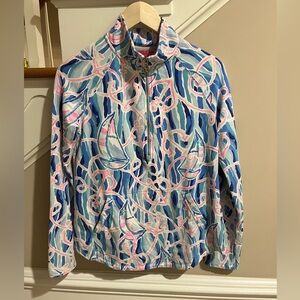 Lilly Pulitzer Half Zip Popover